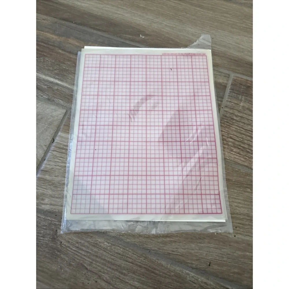 Non-Slip Vinyl Template Sheets 5 count 8 1/2